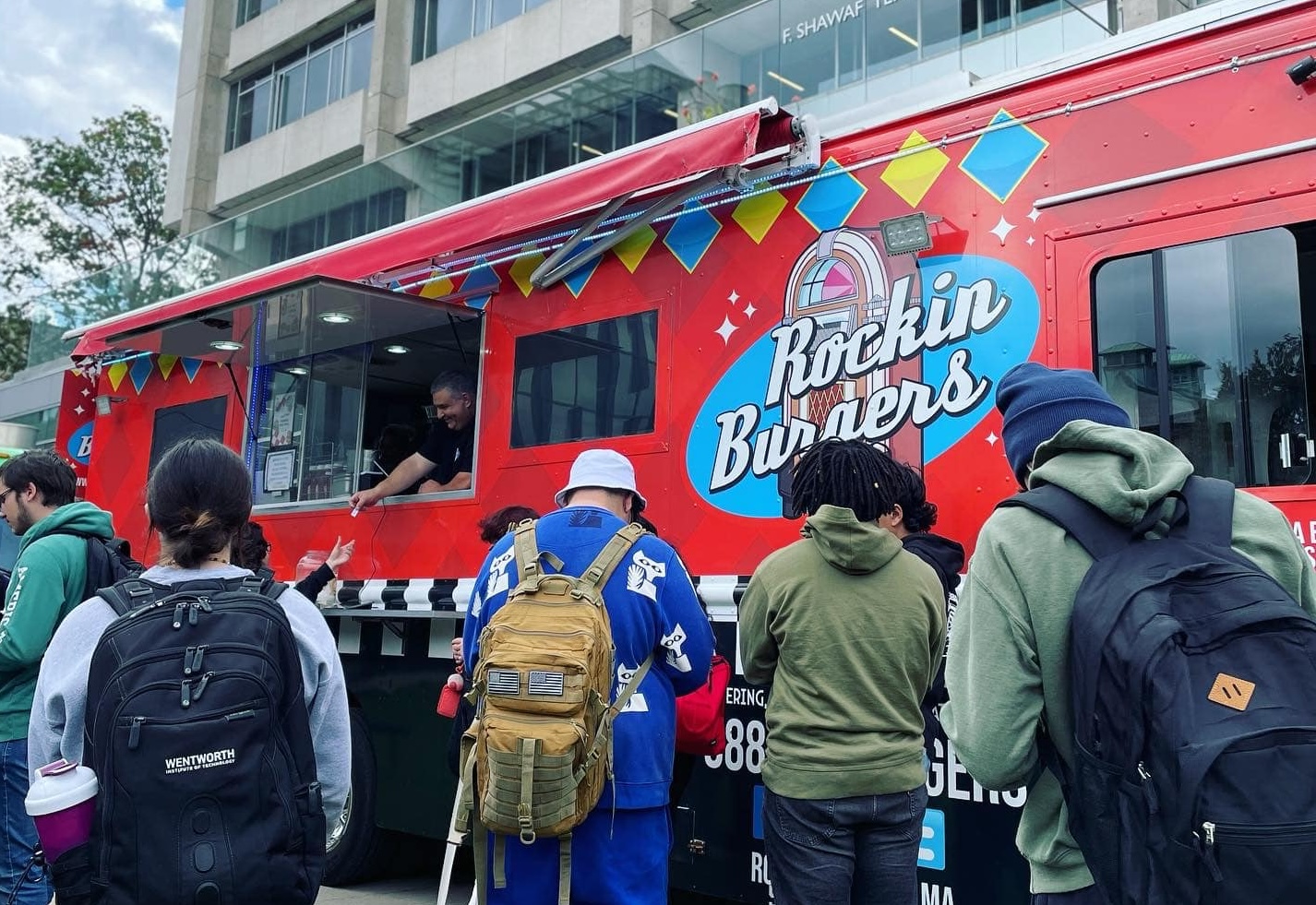 food truck on the wentworth campus