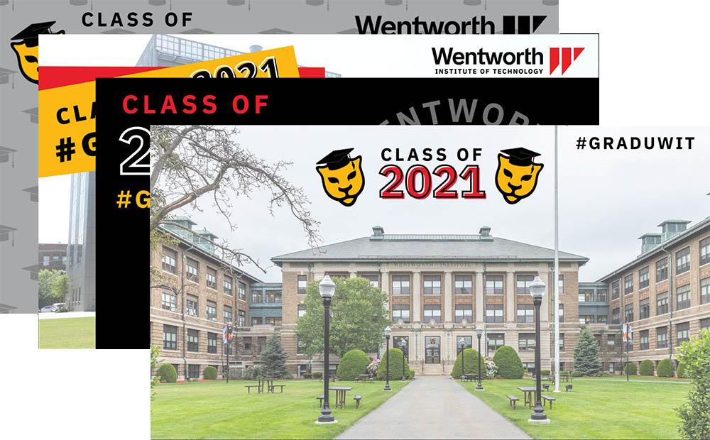 Zoom backgrounds for commencement