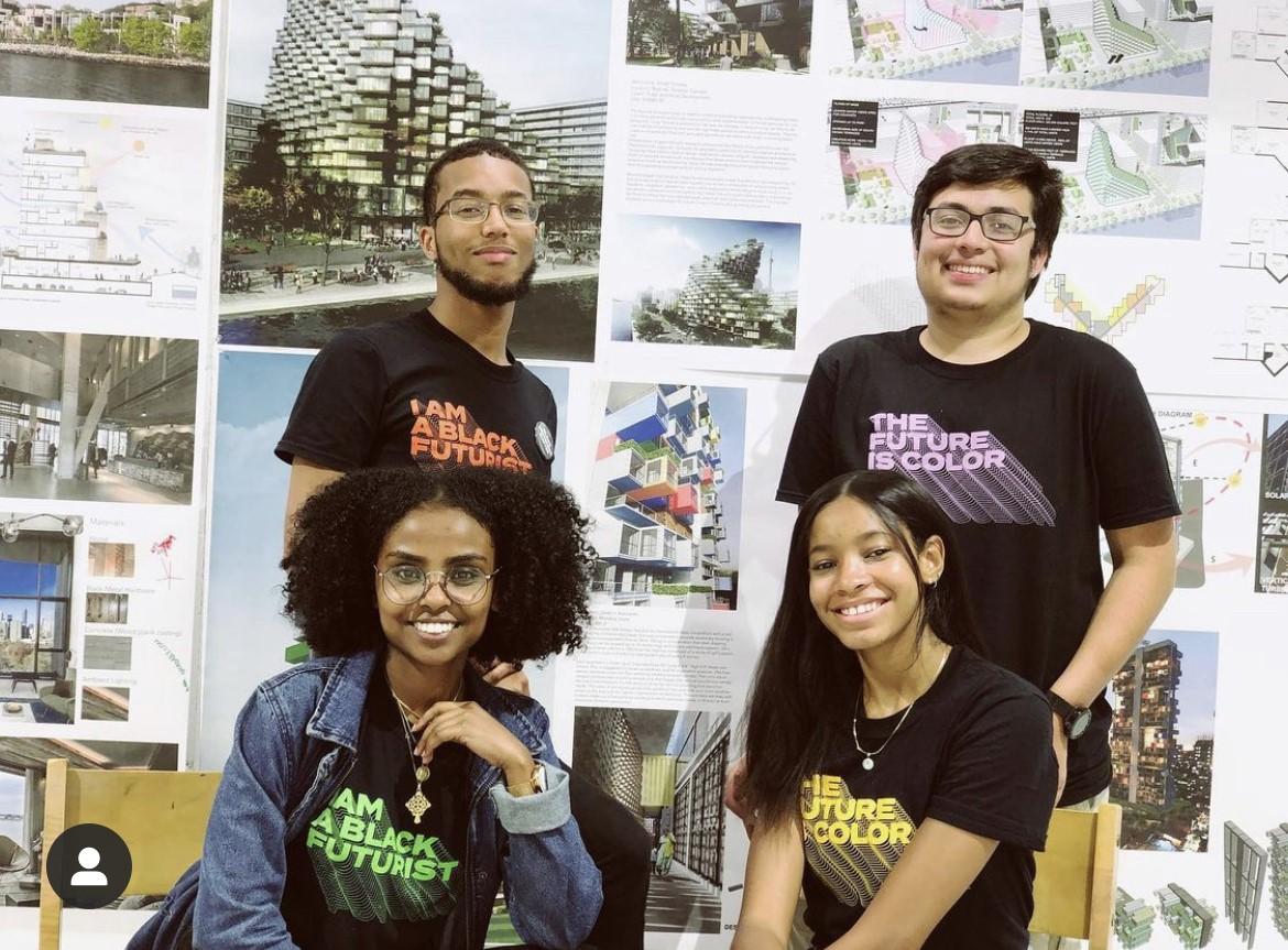 Students from the National Organization of Minority Architects