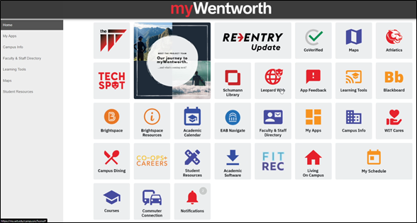myWentworth home page