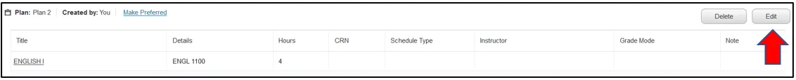 SSB9 Edit Plan