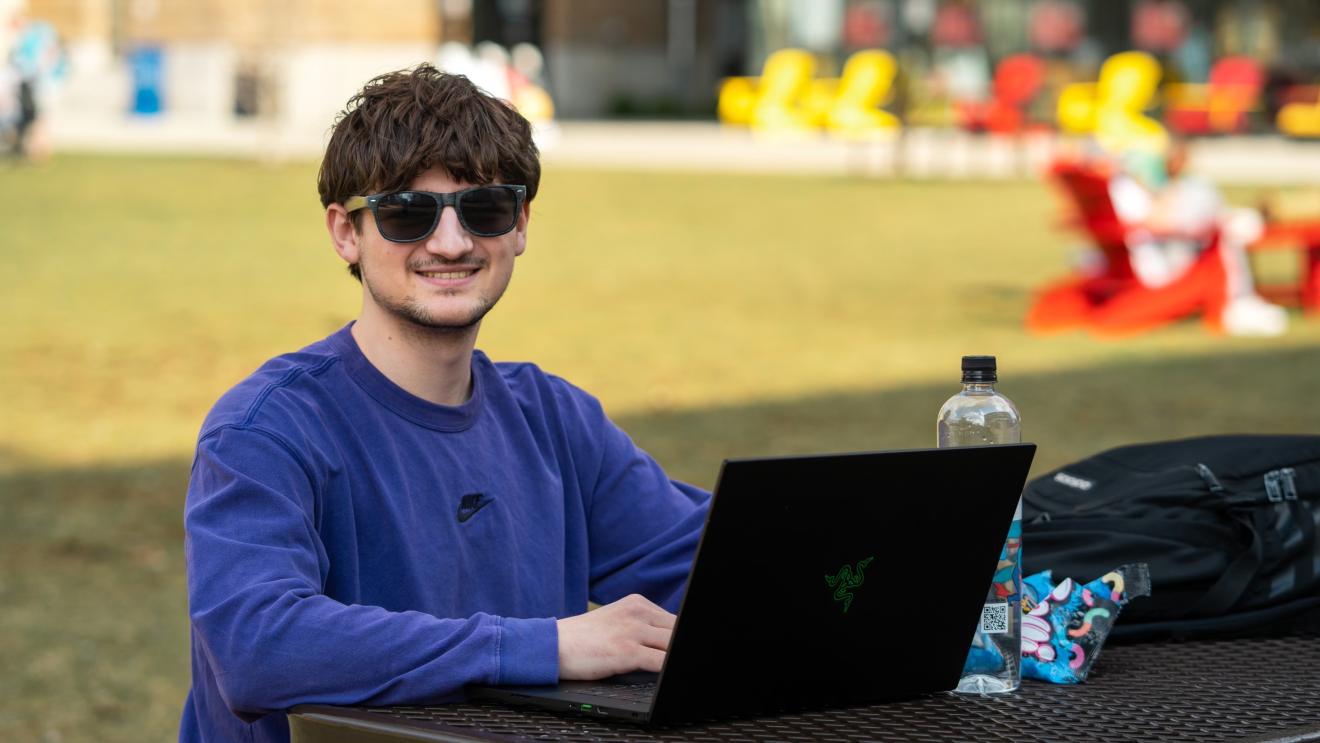 man wearing sunglasses