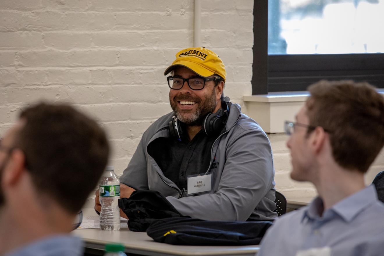 person in a classroom