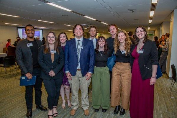 group of students at a design competition