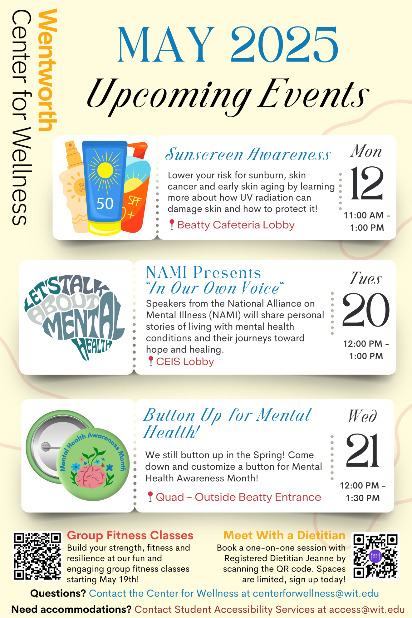 May Programming Calendar