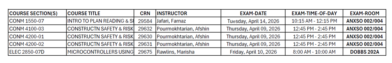 Spring 2026 Updated Final Exam Schedule 4.10.2026.png