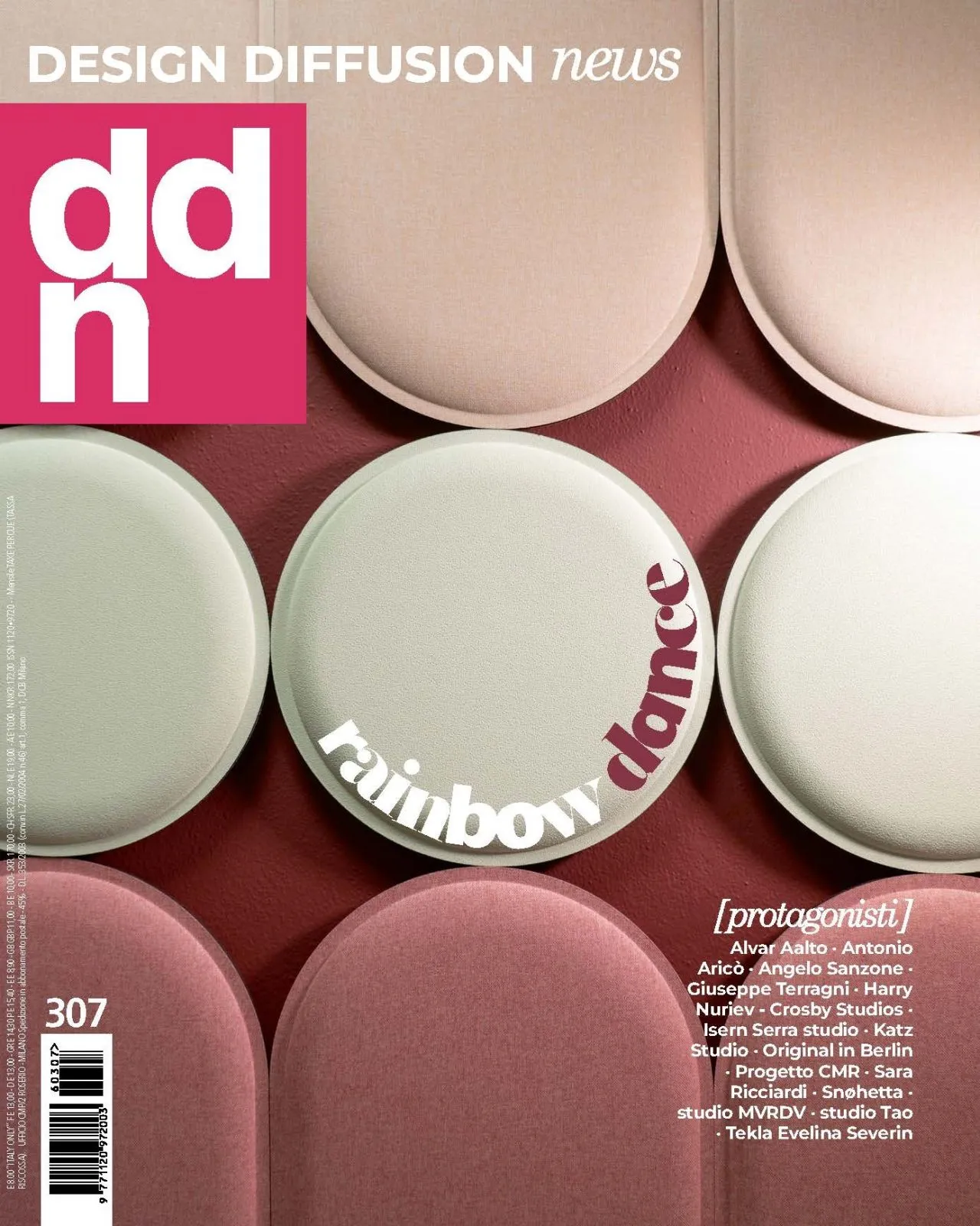 a magazine cover showing furniture
