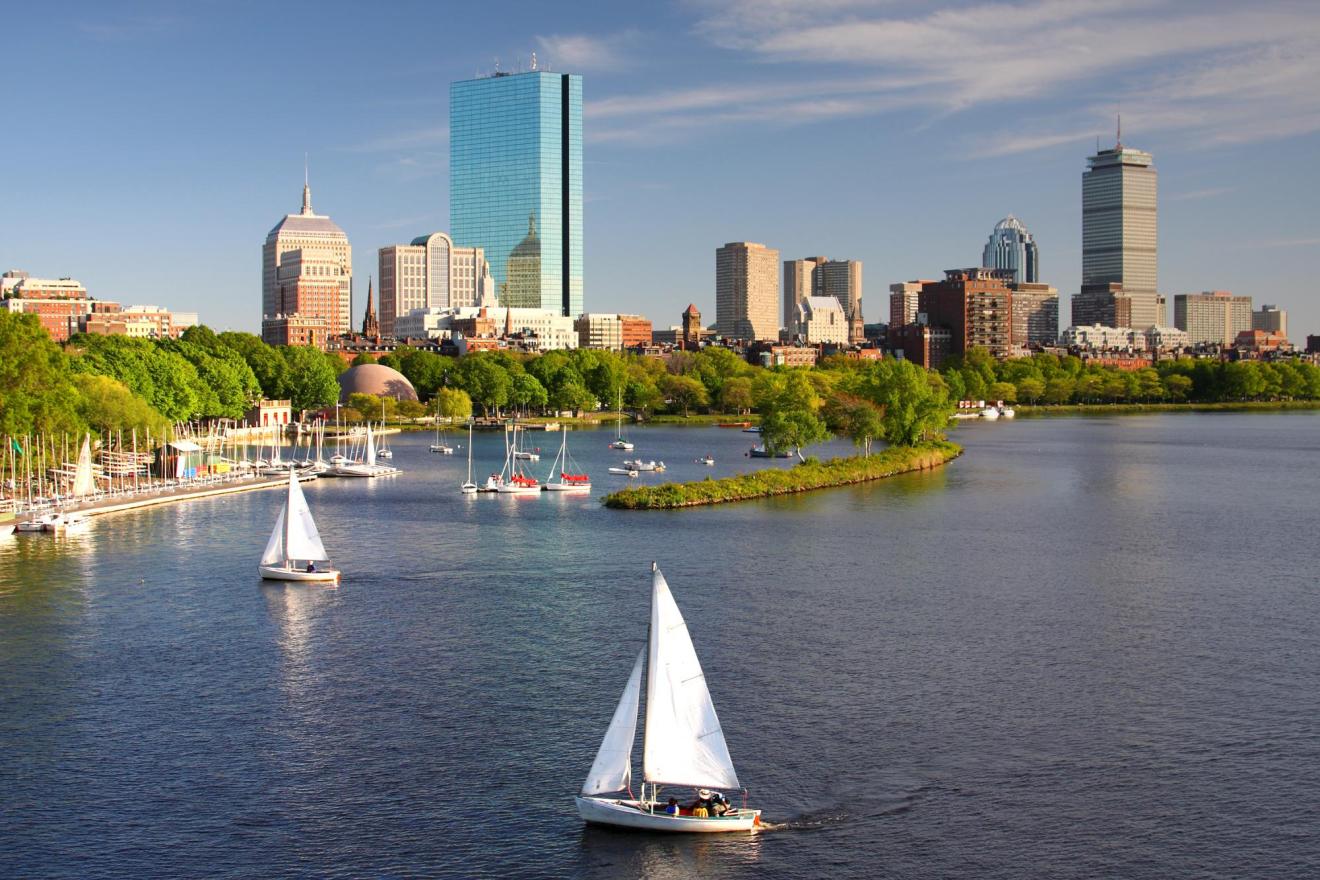 Boston city skyline