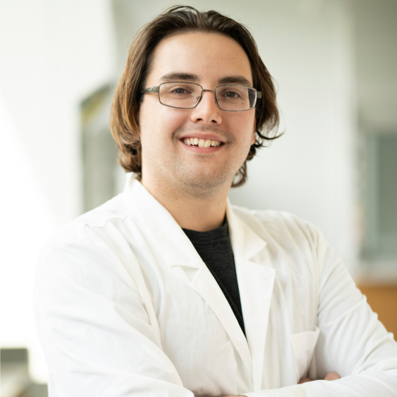 portrait of a man wearing a lab coat