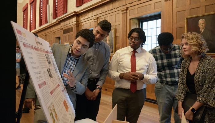 RAMP students presentation their final solutions.