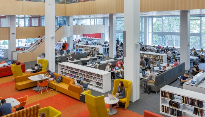 library interior