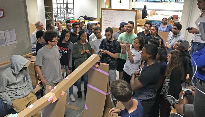 RAMP students participating in an activity