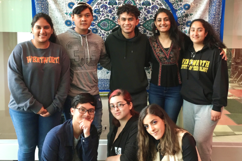 group of students sitting in room