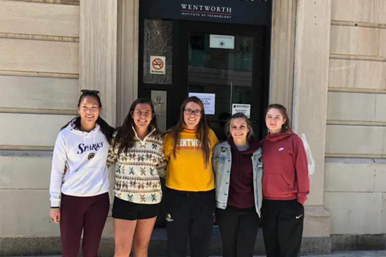 Students outside of Vancouver hall