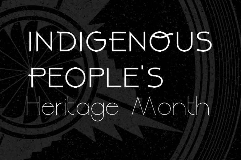 Indigenous peoples heritage month graphic