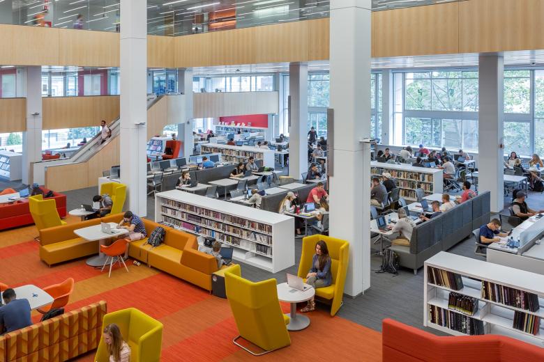 library interior