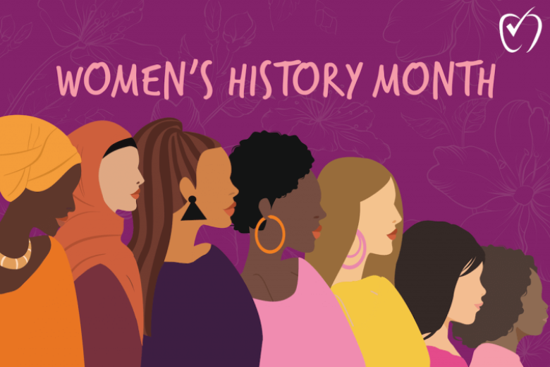 Women's history month graphic