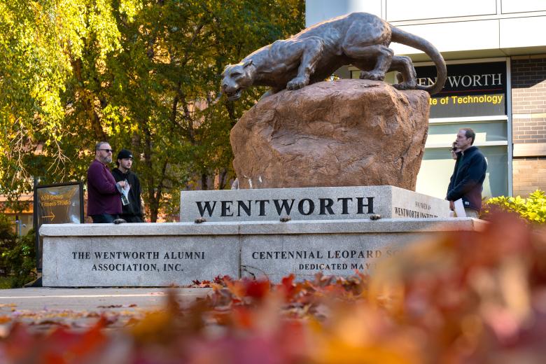 Wentworth Leopard Statue - Campus Tour