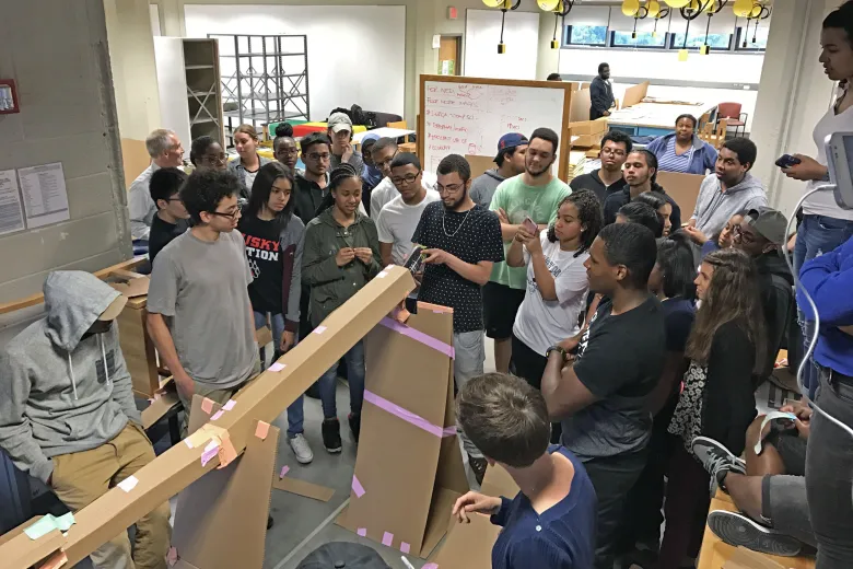 RAMP students participating in an activity