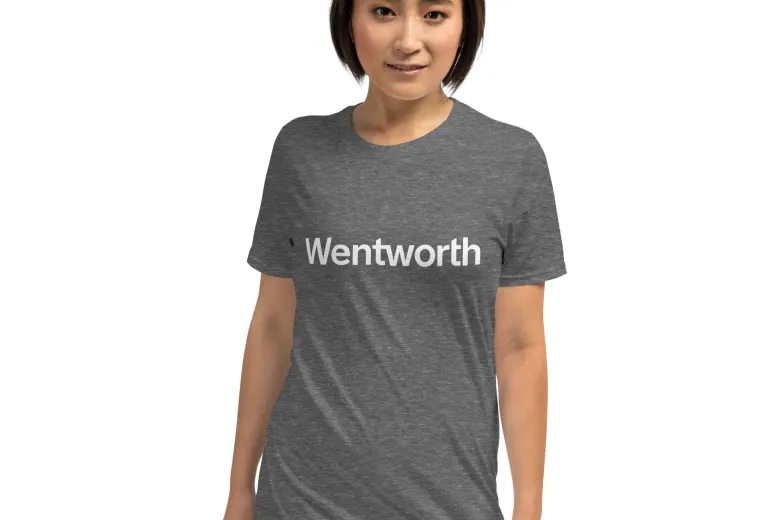 Dark Grey Wentworth White Shirt