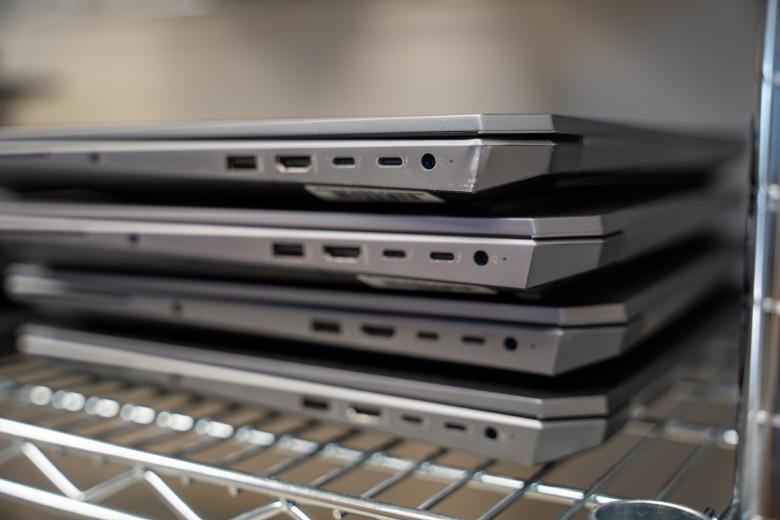 Stack of Wentworth laptops