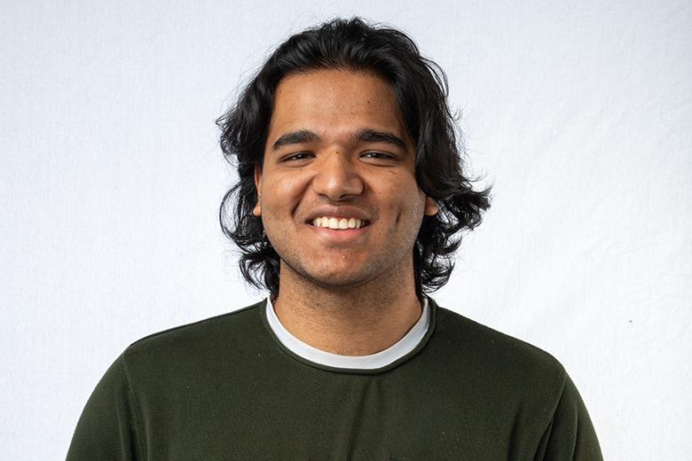 Headshot portrait of a man