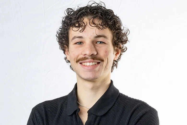 Headshot portrait of a man