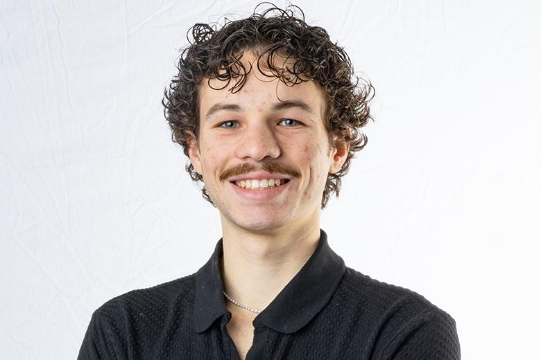 Headshot portrait of a man