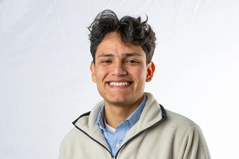 Headshot portrait of a man