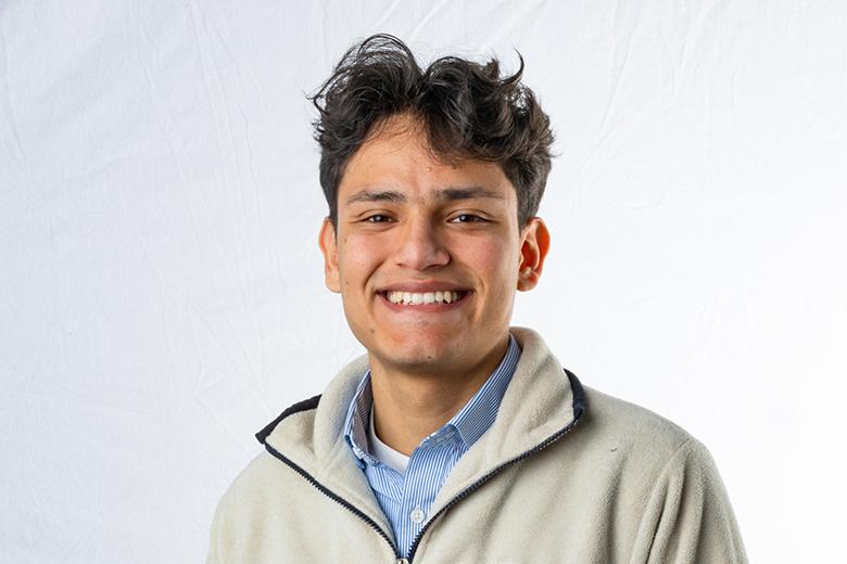 Headshot portrait of a man