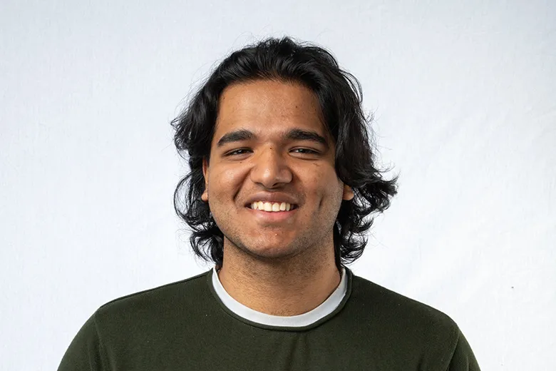 Headshot portrait of a man