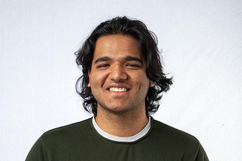 Headshot portrait of a man
