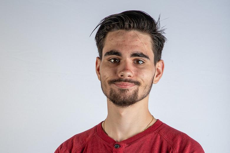 Headshot portrait of a man