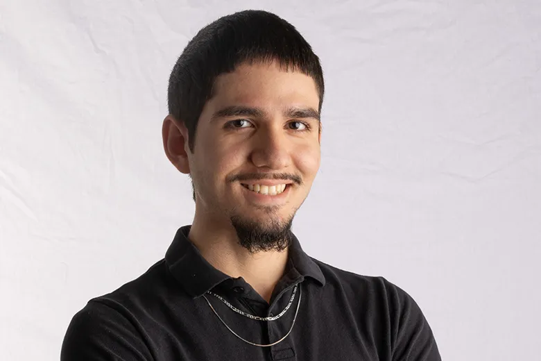 Headshot portrait of a man