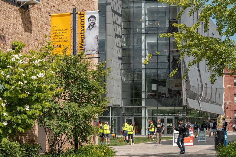 wentworth students on campus