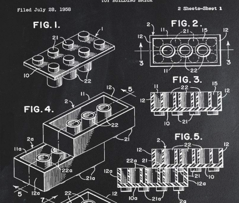 Lego Chalkboard