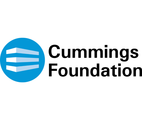 blue logo for an organization 