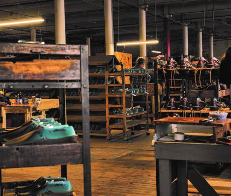 a footwear factory