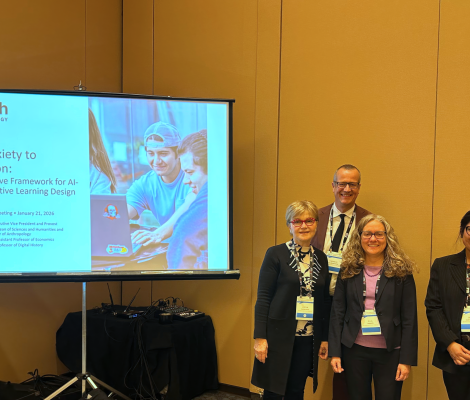 people at a conference