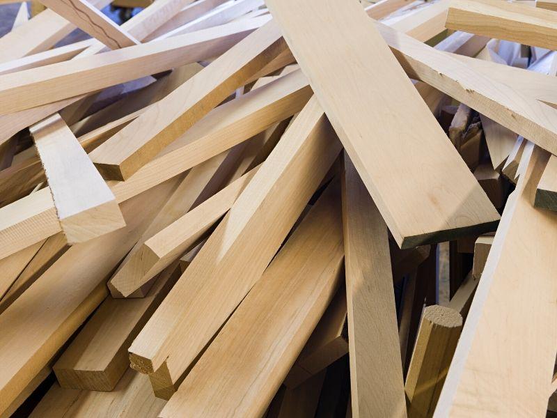 Planks of wood.
