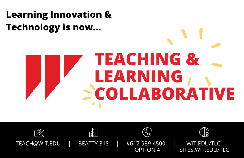 Learning, Innovation & Technology is now the Teaching & Learning Collaborative