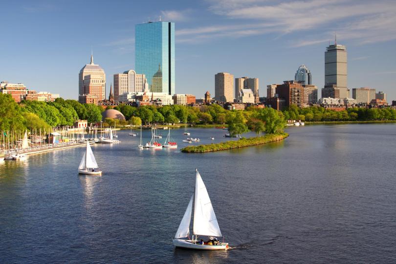 Boston city skyline