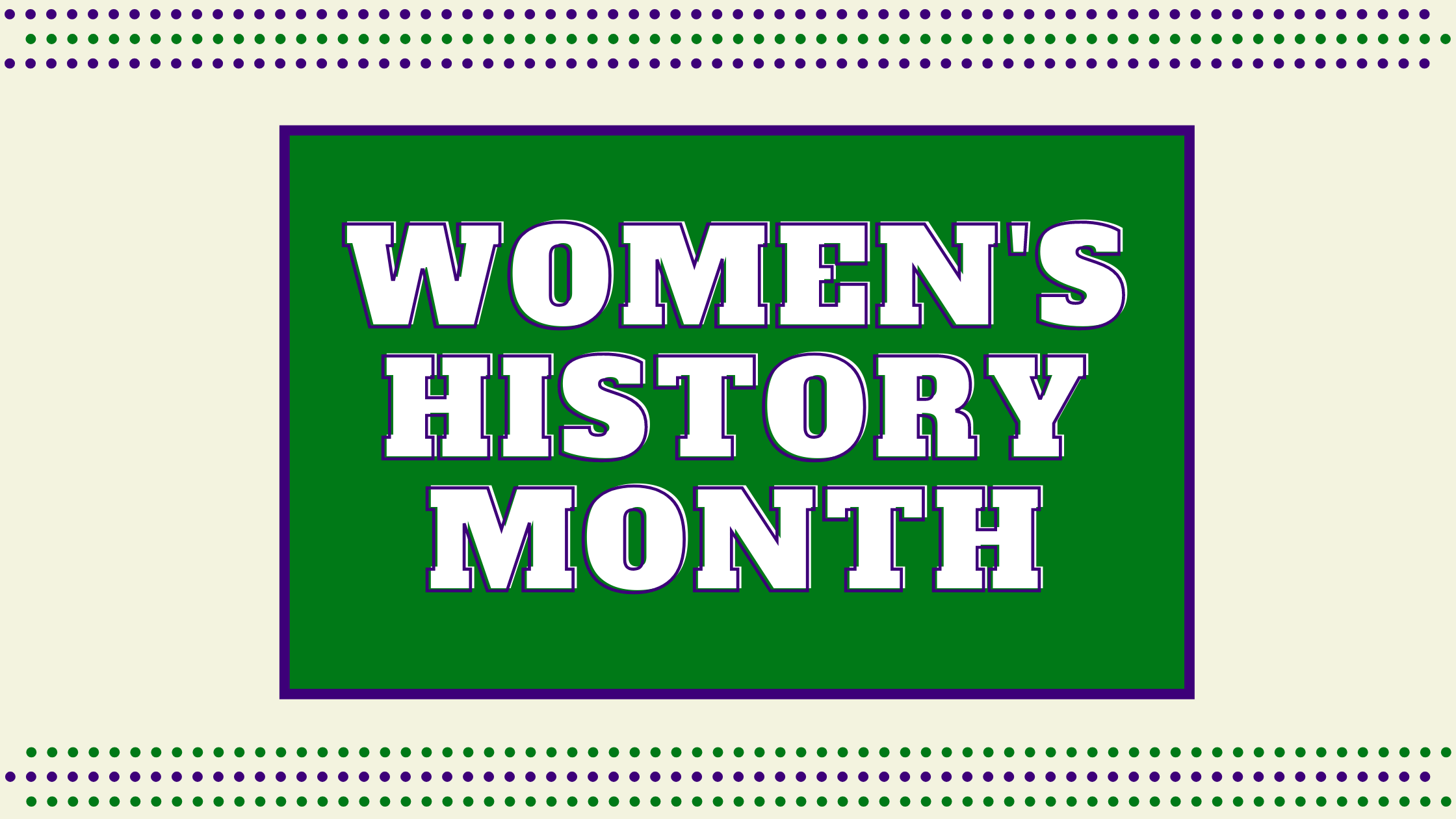 graphic reading women's history month