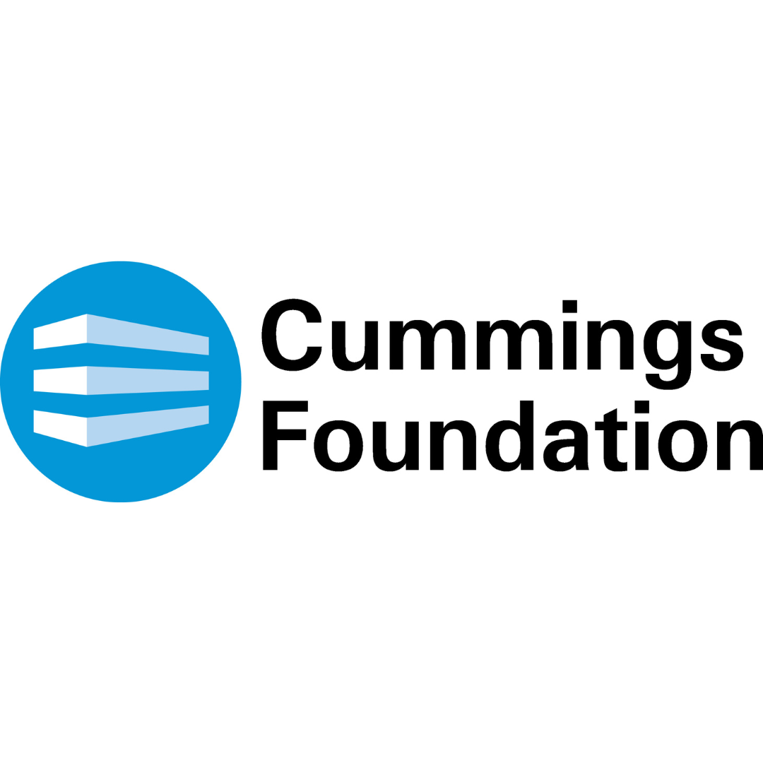 blue logo for an organization 