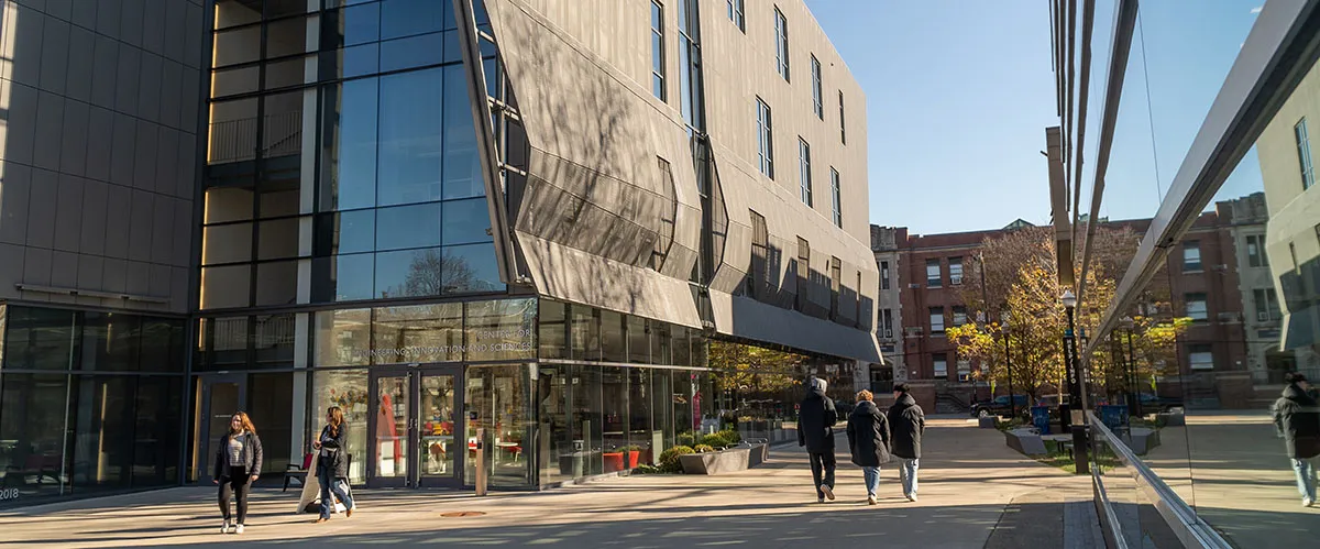 Fall campus, building
