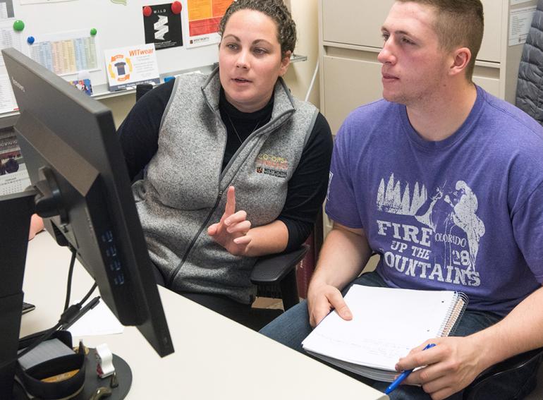 Co-ops + Careers advisors works with student to find placement opportunities.