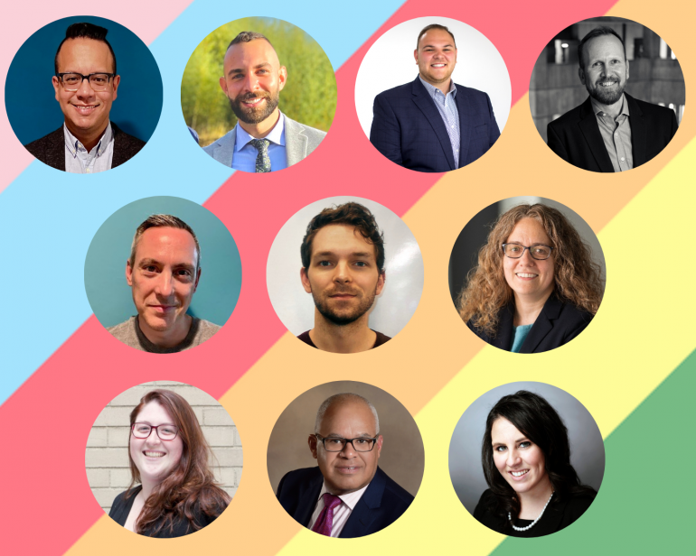 Photos of LGBTQIA+ faculty and staff