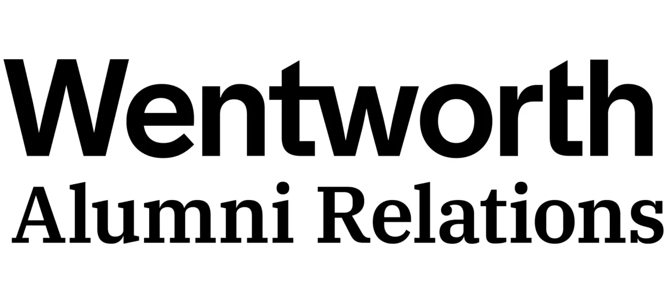 logo with black letters on white background