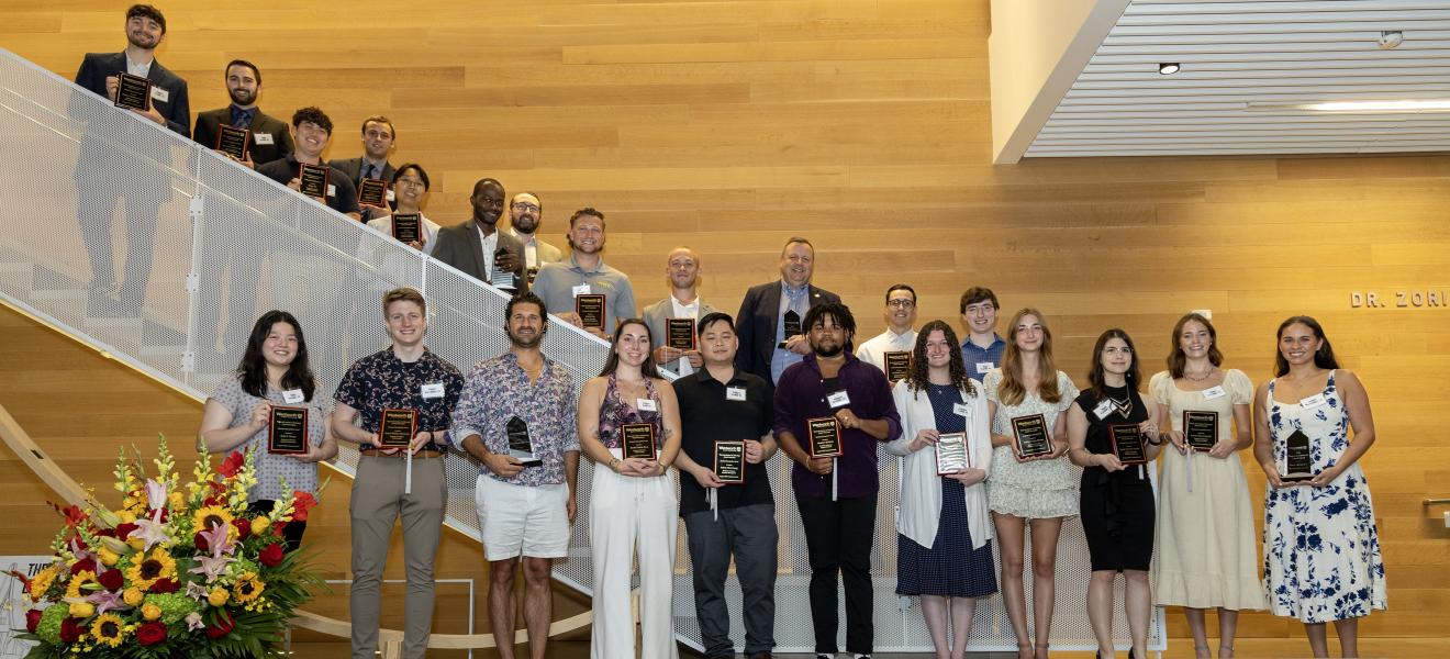 waa award winners posing with awards