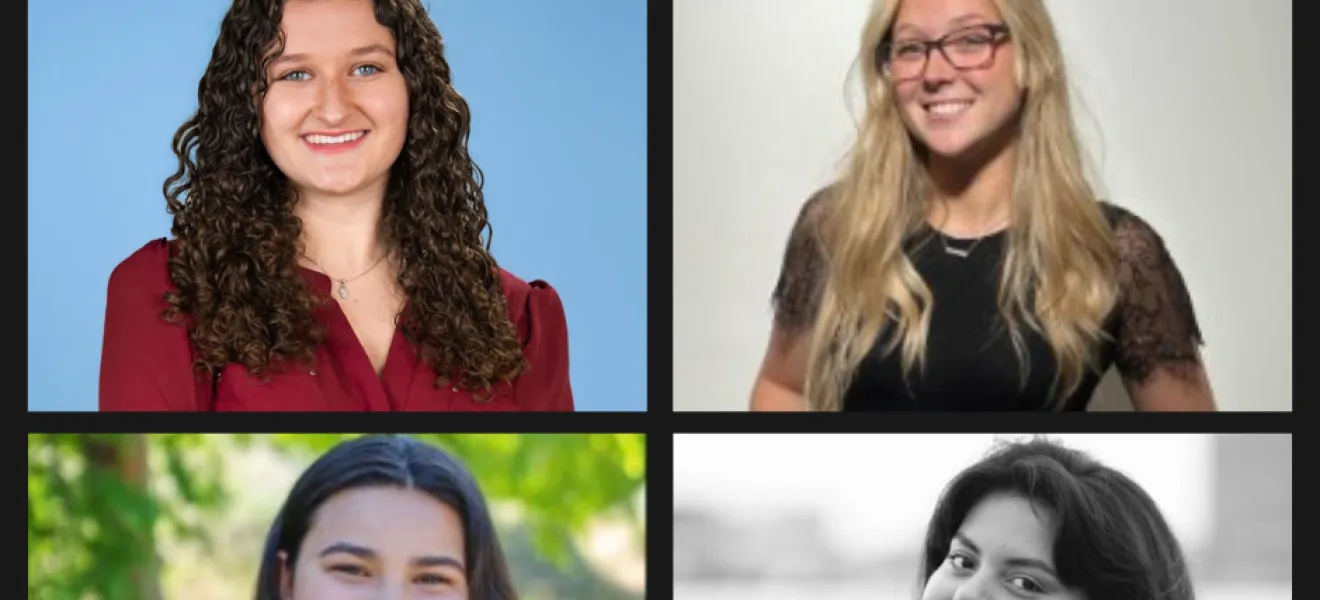 collage of four women